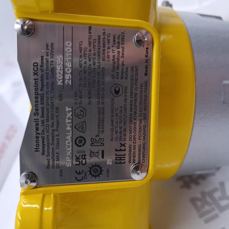 Honeywell Sensepoint XCD Alarme de gaz au sulfure d'hydrogène SPXCDSDP SPXCDASMRX SPXCDALMB1M Capteur de gaz H2S stationnaire