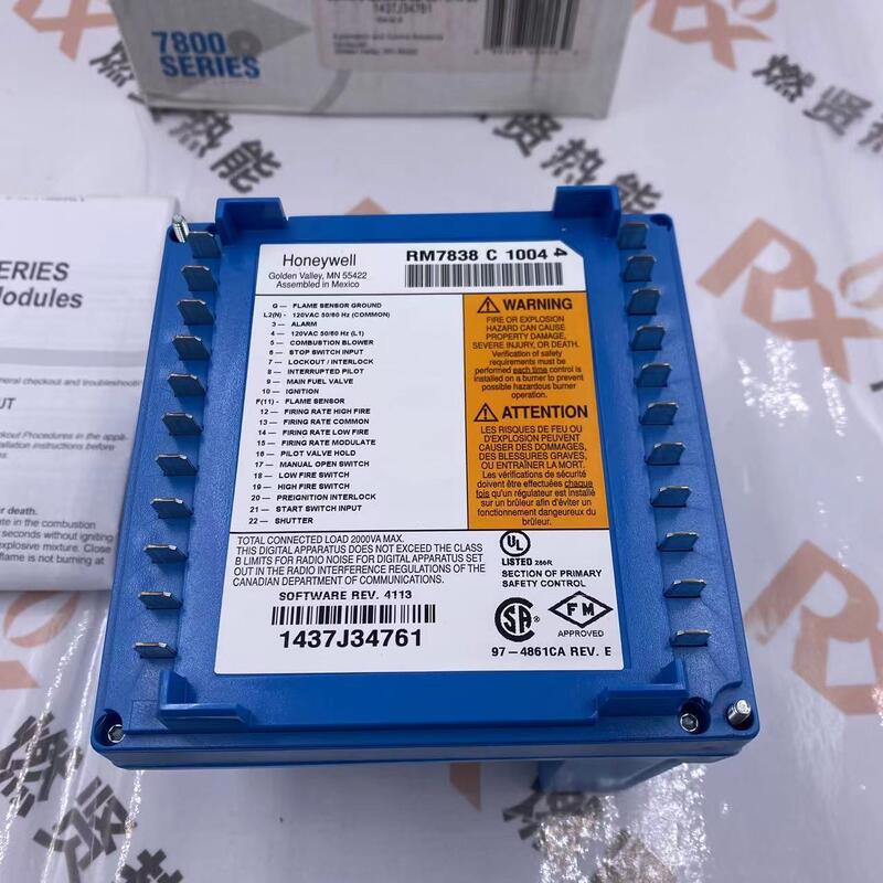 Honeywell Original RM7838C1004 RM7824A1006 Contrôleur de combustion Nouveau stock Garantie d'un an Pièces de chaudière