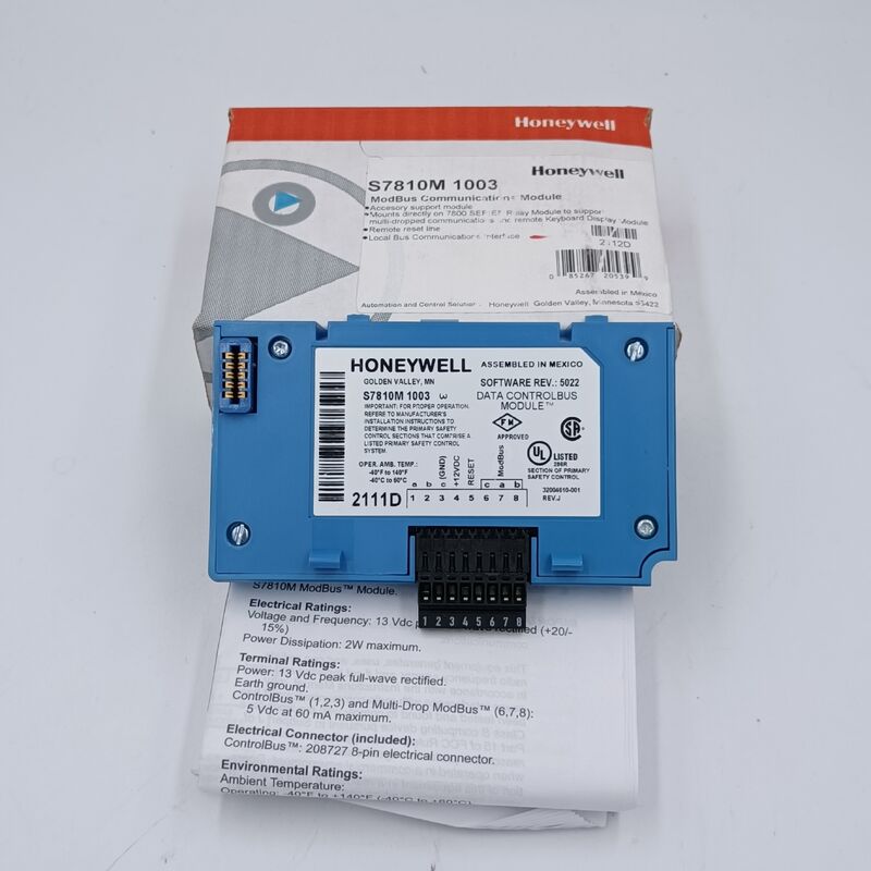 Honeywell Combustion Controller Fault Display Board Card S7810A1009 New and Used Industrial Automation Steel Motor PLC