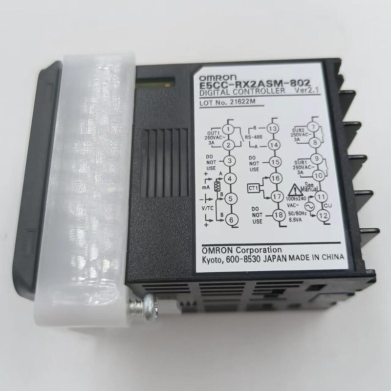 Omron E5CC-RX2ASM-800 Μεταχειρισμένος Βιομηχανικός Ελεγκτής Λογικής Πίνακας Ελέγχου Θερμοκρασίας Χάλυβα Κατάσταση Μεταχειρισμένο Υλικό Χάλυβας