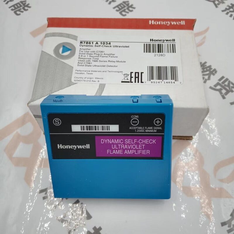 Κάρτα ενίσχυσης ελεγκτή καύσης Honeywell R7847B1031, μεταλλική, 1 έτος εγγύηση, γνήσιο