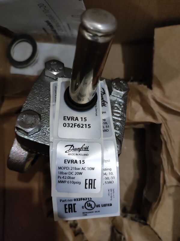 Για Ηλεκτροβαλβίδα Εξατμιστή EVRA15 032F6215 με 1 Έτος Εγγύηση - Νέο Απόθεμα 100% Γνήσιο