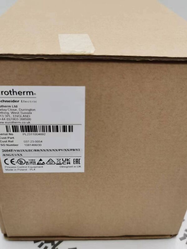 Βρετανική Eurotherm Carbon Control Thermostat 2604/VH/121/XX/D4/XX/XX/XX/XX/XX/Y2/XX/ENG/XXX Πρωτότυπο με Εγγύηση ενός έτους