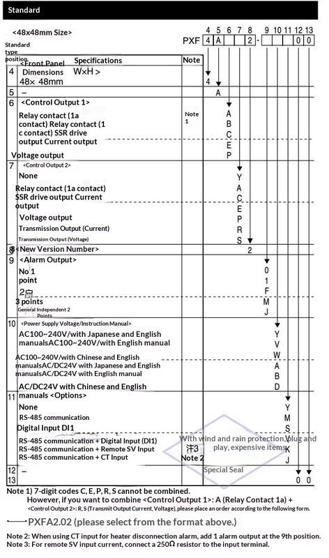 Ιαπωνία Fuji Για Μετρητή Ελέγχου Θερμοκρασίας PXF4ACY2-FW100 (PXR4TCY1-FW000-C) Κατασκευασμένο στην Ιαπωνία Γρήγορη Παράδοση