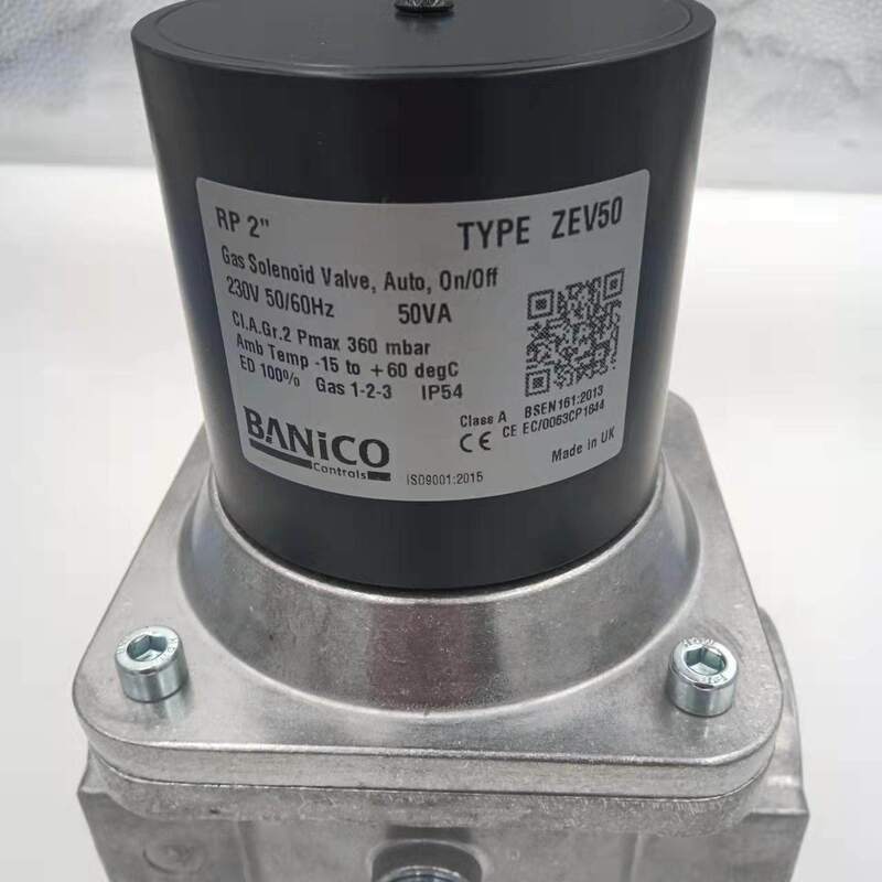 British BANICO Gas Solenoid Valve Flange Connection ZEVF65 Original Brand New 1 Year Warranty