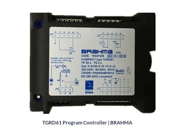 Ιταλία BRAHMA Ελεγκτής καύσης TGRD61 TGRD91 TGRD71U Πρωτότυπο ολοκαίνουργιο 1 έτος εγγύηση μελλοντικά 12 εβδομάδες