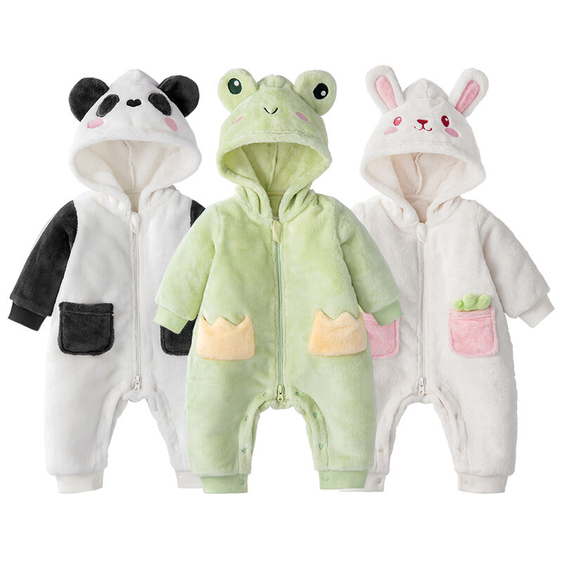 Factory Direct Sale 100% Polyester Eco-friendly Custom Design Baby Romper Infant Onesie with Knitted Fabric
