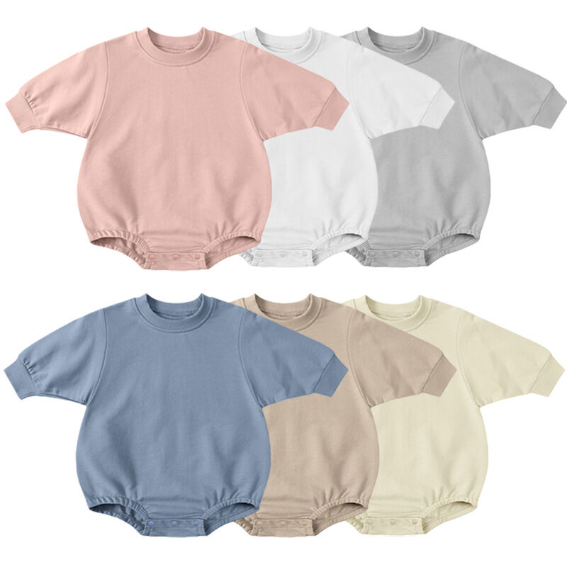 100% Cotton Baby Romper Comfortable Breathable Infant Jumpsuit with Custom Colors for Newborns