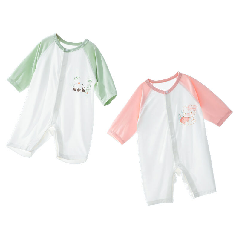 Eco-friendly Soft Comfortable Baby Rompers Breathable Infant Onesie for Newborns 1month-2years Old