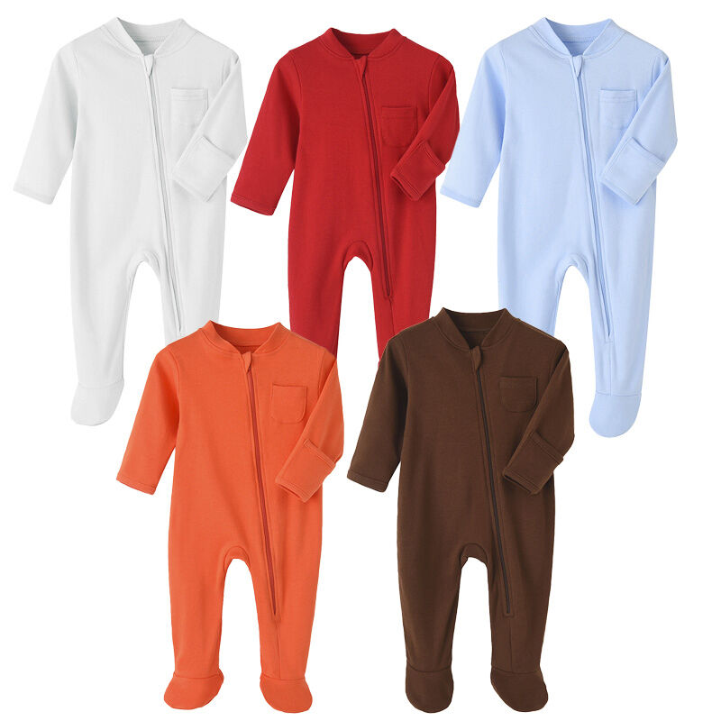 CPC Certified 100% Cotton Customizable Breathable Baby Rompers and Infant Jumpsuit for 3-12 Months