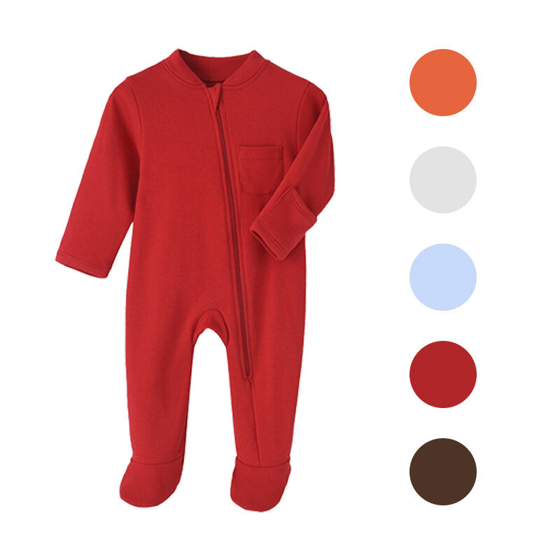 CPC Certified 100% Cotton Customizable Breathable Baby Rompers and Infant Jumpsuit for 3-12 Months
