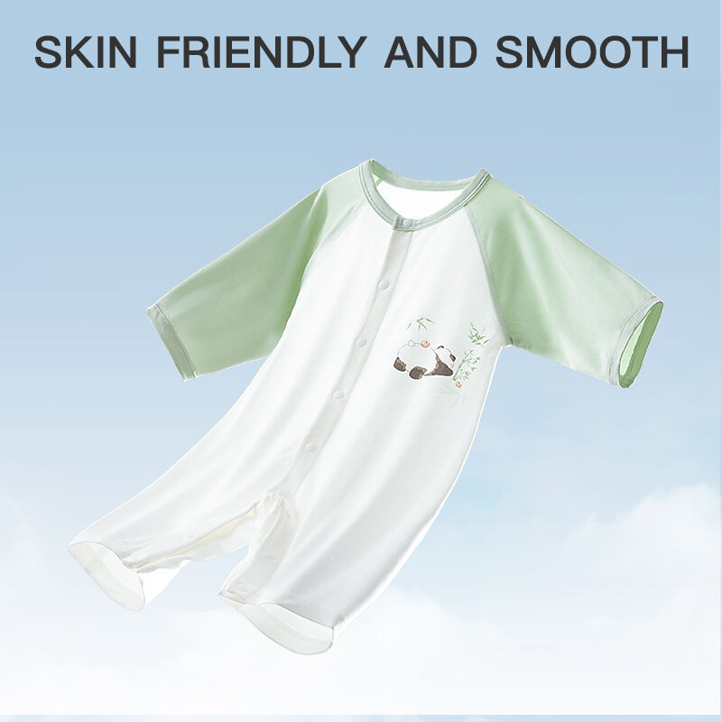 Eco-friendly Soft Comfortable Baby Rompers Breathable Infant Onesie for Newborns 1month-2years Old