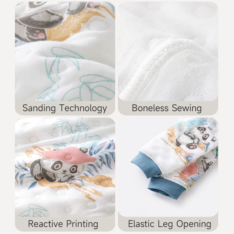 Eco-friendly Breathable Comfortable Baby Romper and Children Sleepwear for Cozy Warmth