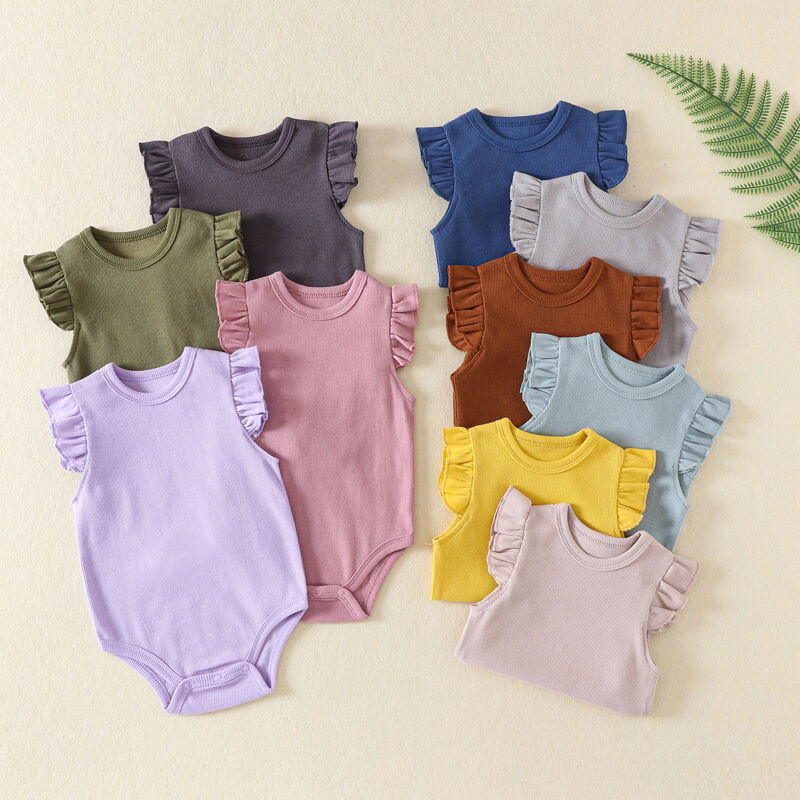 2025 New Baby Romper Eco-friendly Soft Comfortable Breathable Cotton Infant Jumpsuit with Custom Designs