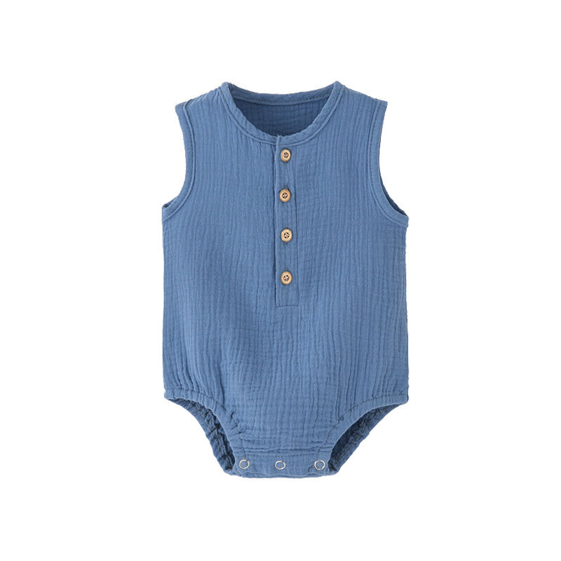 Eco-friendly 100% Cotton Baby Romper with Custom Designs for Newborns and Infants