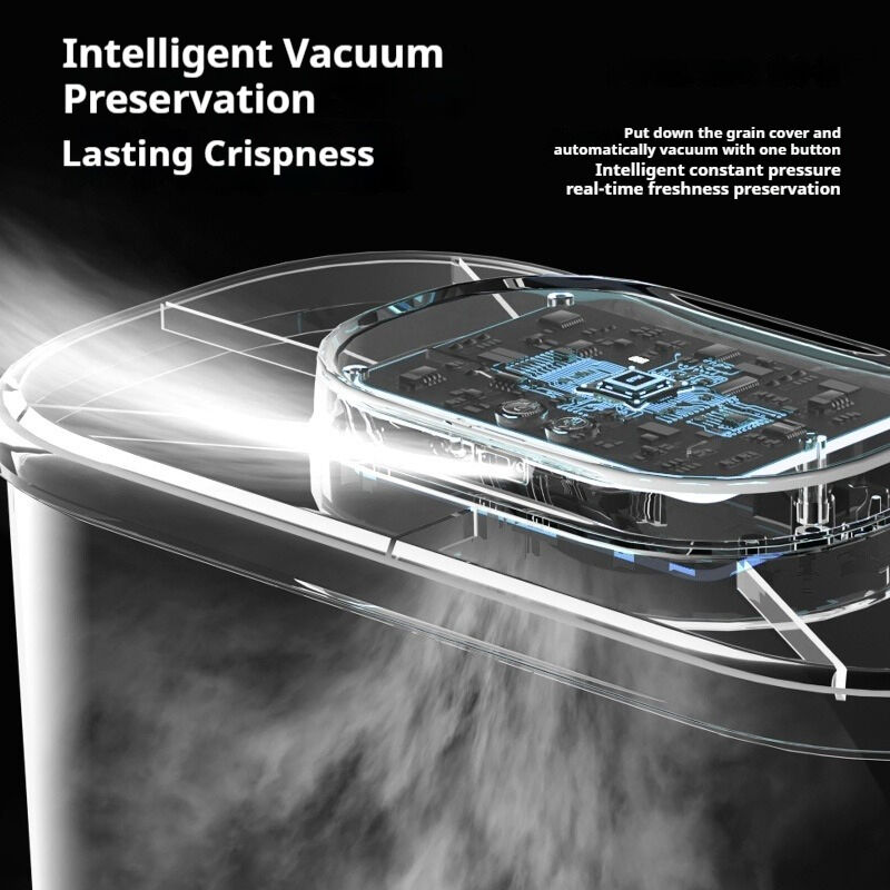 Vacuum-Sealed 10L Capacity Pet Food Container with Food-Safe Materials for Fresh Grain Storage