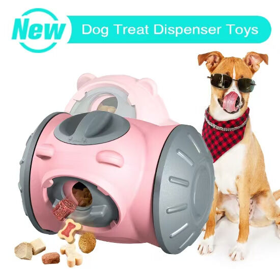 Plastic Dog Puzzle Feeder with Two Colors and Slow Feeding Function for Pets