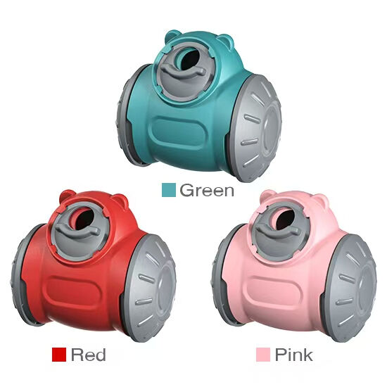 Plastic Dog Puzzle Feeder with Two Colors and Slow Feeding Function for Pets