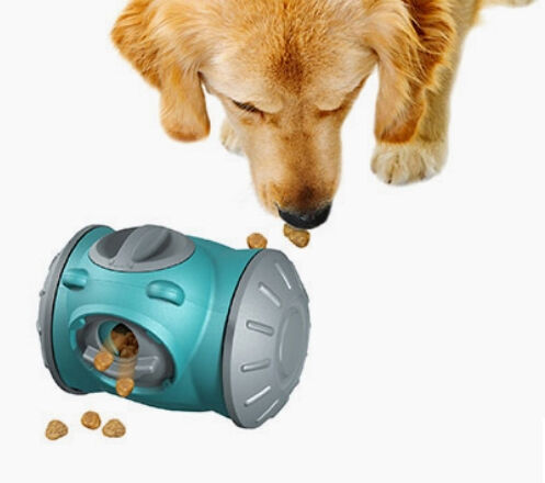 Plastic Dog Puzzle Feeder with Two Colors and Slow Feeding Function for Pets