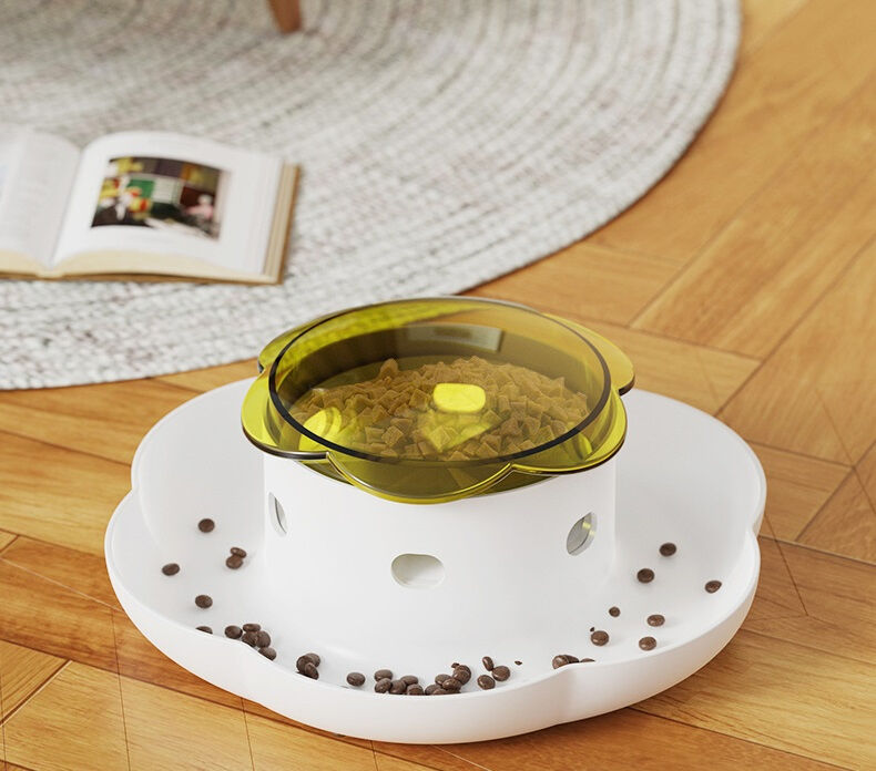 Press-Type Dog Puzzle Feeder with Slow Feeding Function and Non-Slip Base Interactive Pet Toy