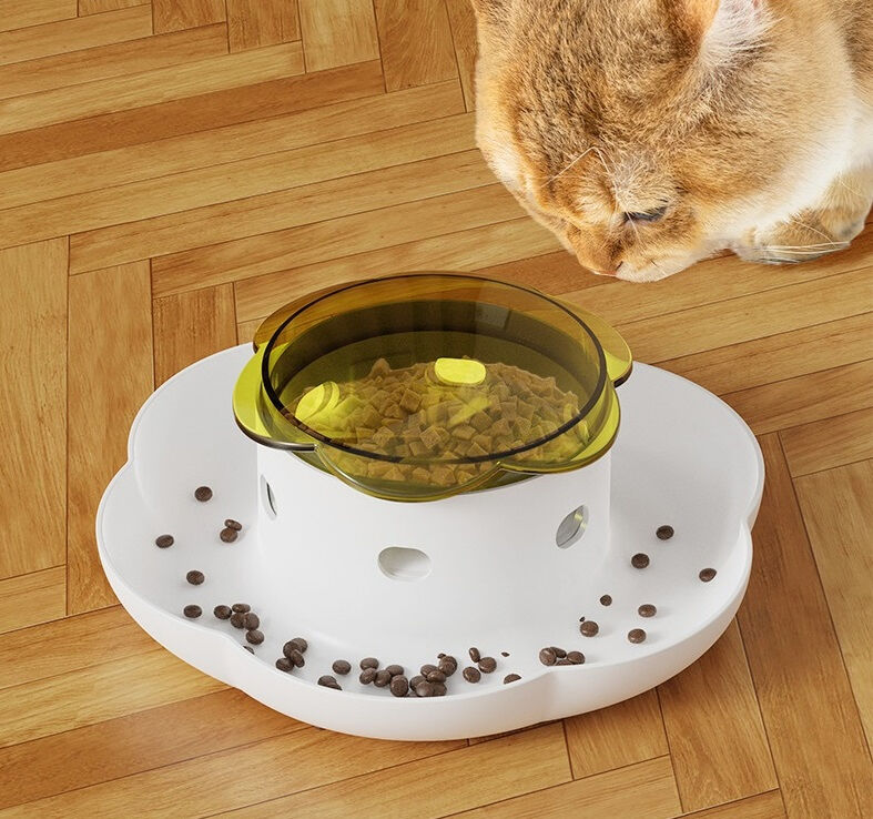 Press-Type Dog Puzzle Feeder with Slow Feeding Function and Non-Slip Base Interactive Pet Toy