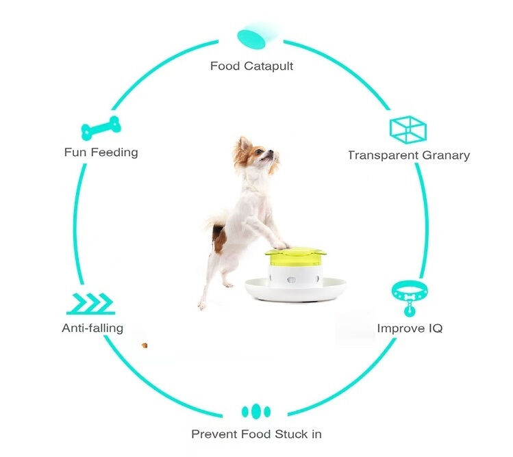 Press-Type Dog Puzzle Feeder with Slow Feeding Function and Non-Slip Base Interactive Pet Toy