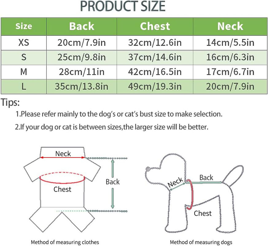 Warm High Neck Dog Sweater in Soft Cotton Material with Multiple Sizes for Small to Large Dogs