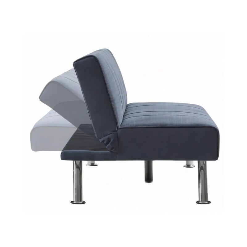 Space-Saving Manual Adjustable Backrest Sleeper Sofa Bed 1810*955*740mm for Home Use