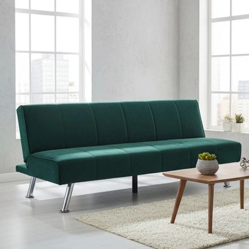 Space-Saving Manual Adjustable Backrest Sofa Bed with 1810*955*740mm Size for Living Room