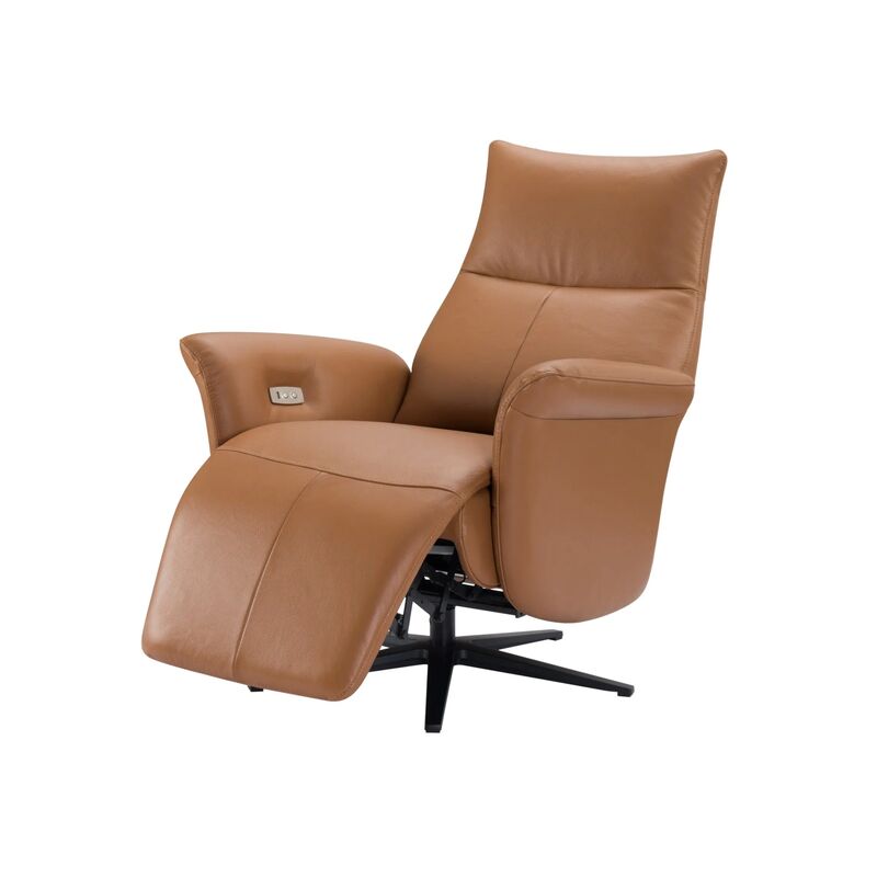 Modern Electric Recliner Chair with USB Charging and 360-degree Rotation for Office and Leisure