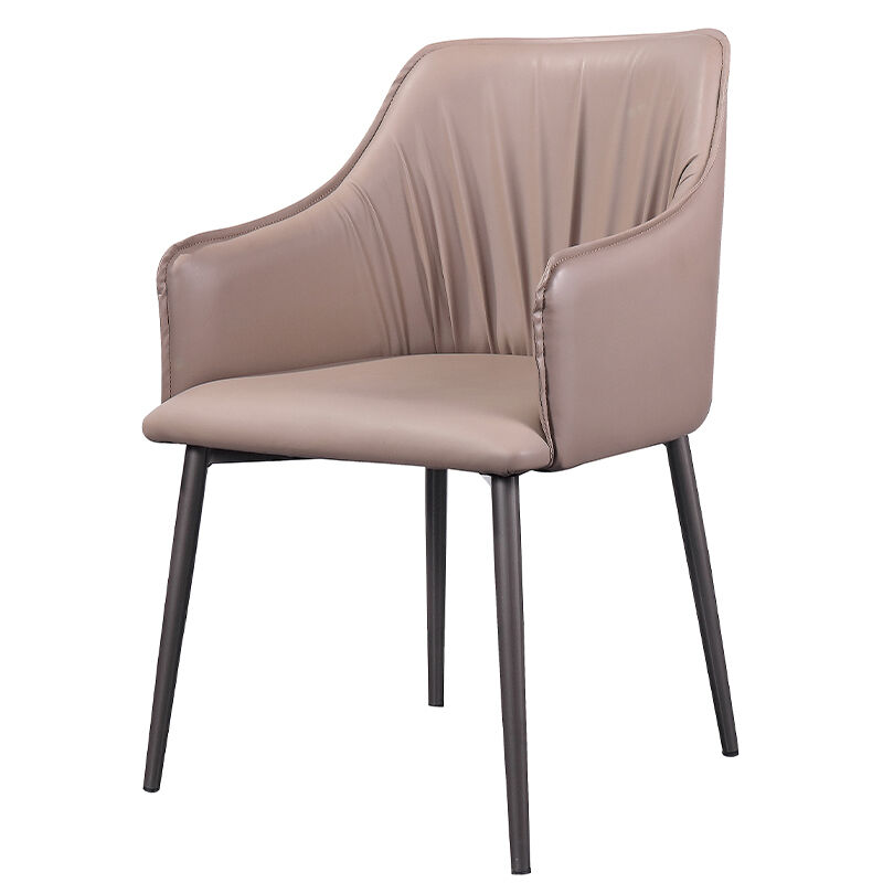 Modern Design Dining Chair with Stainless Steel Leg and PU High Quality Sponge for Restaurant and Home