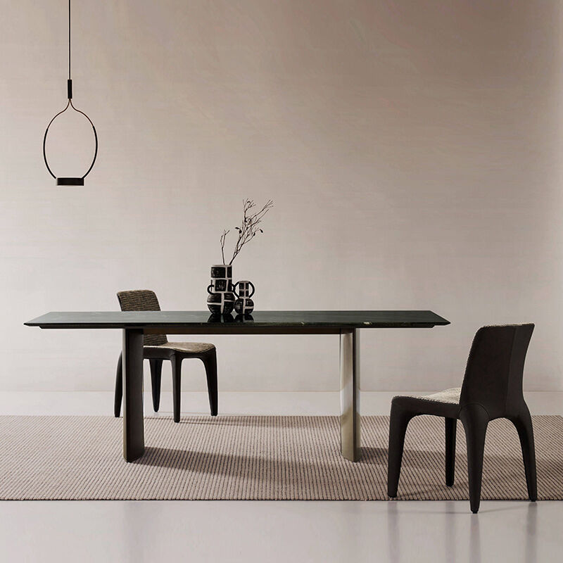 Modern Design Dining Chair with Stainless Steel Leg and Cotton Linen Fabric for Home and Restaurant