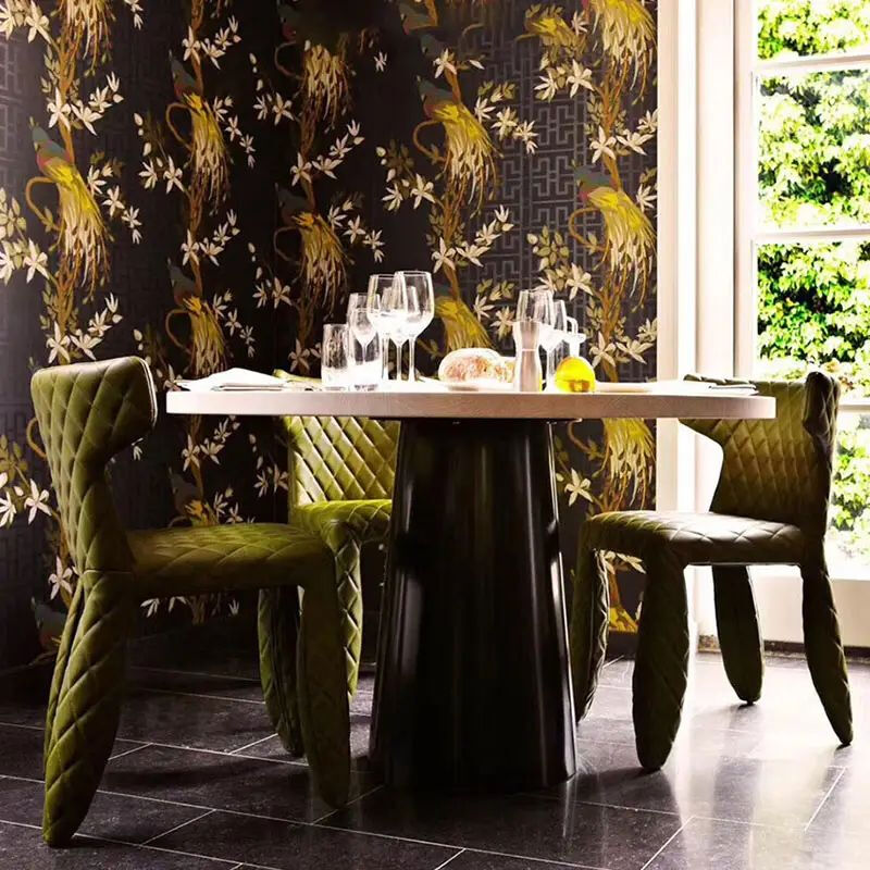 Modern Design Dining Chair with Stainless Steel Leg and 510*430*780 Size for Hotel and Restaurant