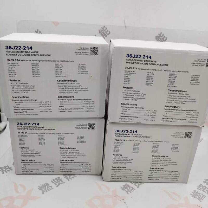 White Rodgers  36J41K-200  36J22-214 36J22-216   Gas Solenoid Valve Boiler 24V 220V Stock