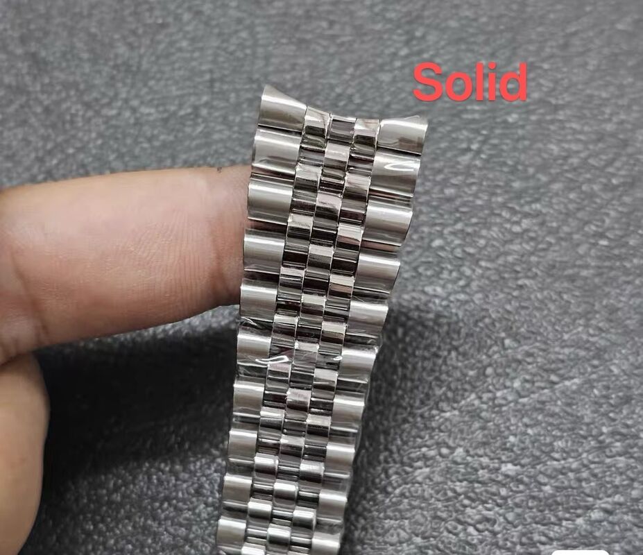 904L Stainless Steel Watch Wristband Jubilee Bracelet Oysterlock for Rolex Arf GMT Master 2/Dayjust 41mm/36mm M126710