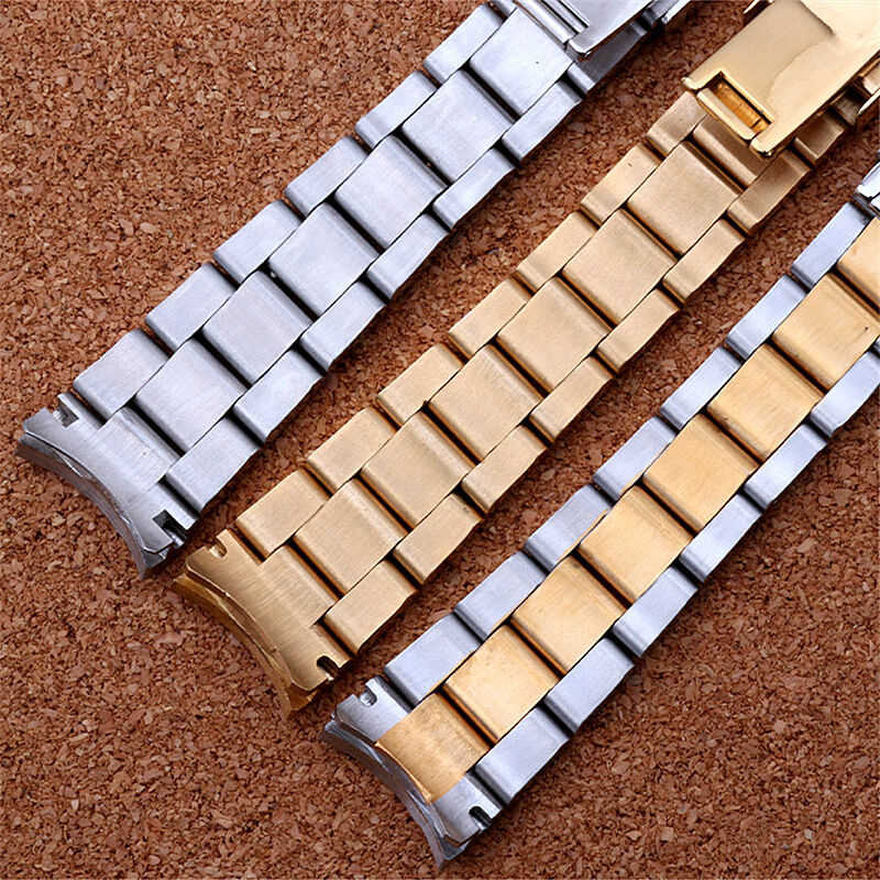 Glidelock Screw Pin Oyste 21mm Watch Bracelet 41dj 904L Stainless Steel Watch Band Strap for RLX Dayton Water Ghost GMT Sub