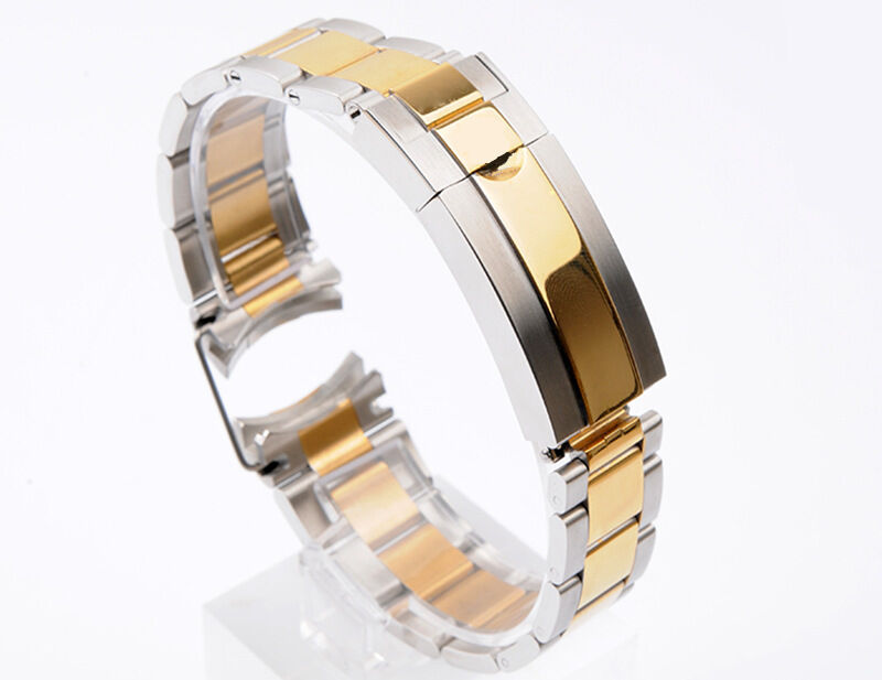 Glidelock Screw Pin Oyste 21mm Watch Bracelet 41dj 904L Stainless Steel Watch Band Strap for RLX Dayton Water Ghost GMT Sub