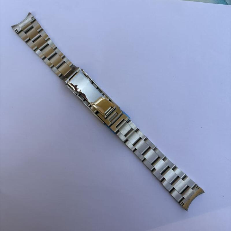 21mm 20mm Glidelock oyster Bracelet Deployment Watch Clasp Band Strap for Rolex oyster Submarine daytona Black White Water Ghost