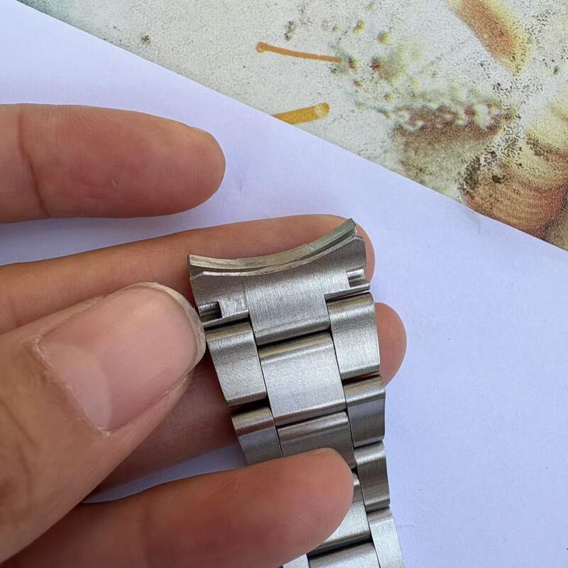 21mm 20mm Glidelock oyster Bracelet Deployment Watch Clasp Band Strap for Rolex oyster Submarine daytona Black White Water Ghost