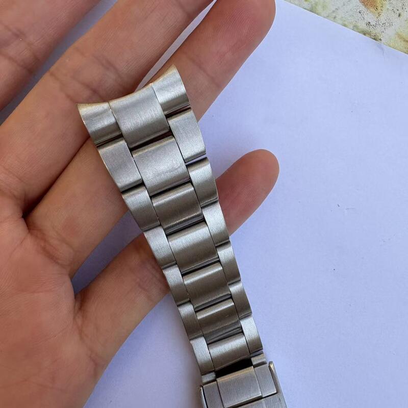 21mm 20mm Glidelock oyster Bracelet Deployment Watch Clasp Band Strap for Rolex oyster Submarine daytona Black White Water Ghost