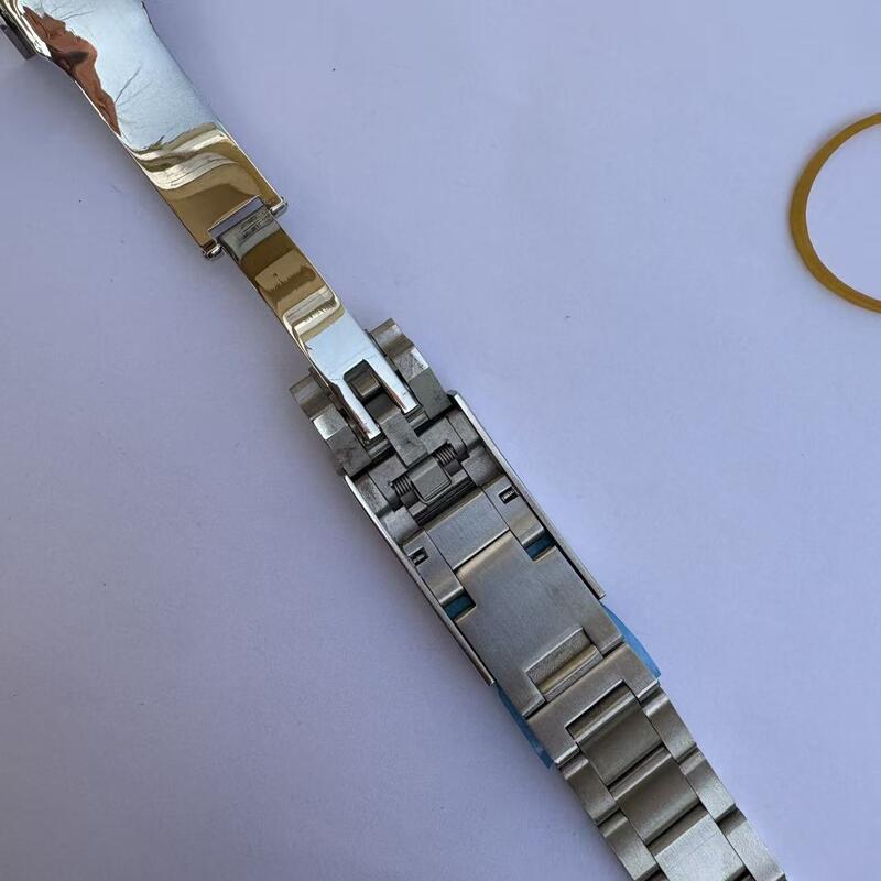 21mm 20mm Glidelock oyster Bracelet Deployment Watch Clasp Band Strap for Rolex oyster Submarine daytona Black White Water Ghost