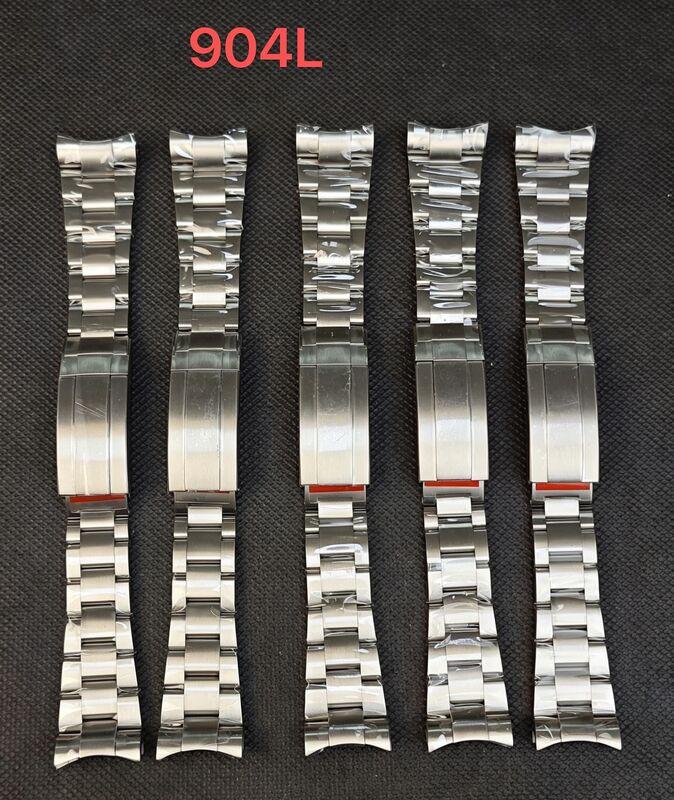 22mm GlideLock Oyster Bracelet Deployment Watch Clasp Band Strap for Rolex Big Ghost 126660 Submarine daytona Dayjust Daydate