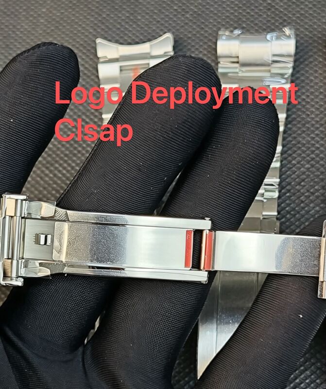 22mm GlideLock Oyster Bracelet Deployment Watch Clasp Band Strap for Rolex Big Ghost 126660 Submarine daytona Dayjust Daydate