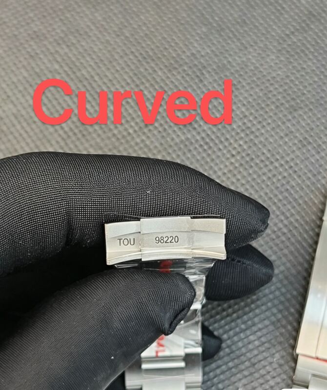 22mm GlideLock Oyster Bracelet Deployment Watch Clasp Band Strap for Rolex Big Ghost 126660 Submarine daytona Dayjust Daydate