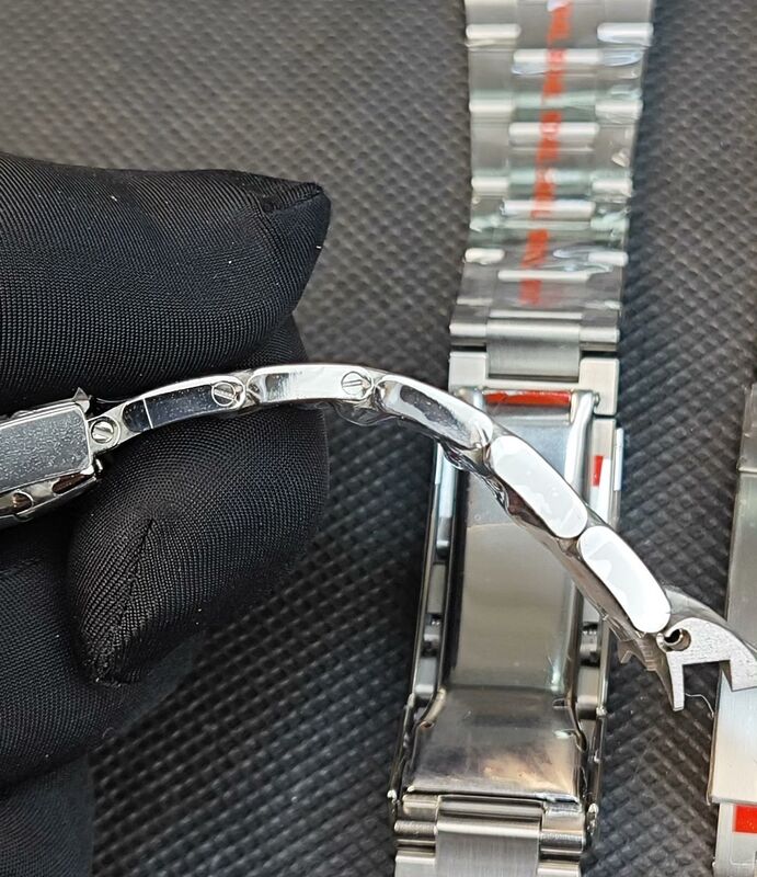 22mm GlideLock Oyster Bracelet Deployment Watch Clasp Band Strap for Rolex Big Ghost 126660 Submarine daytona Dayjust Daydate