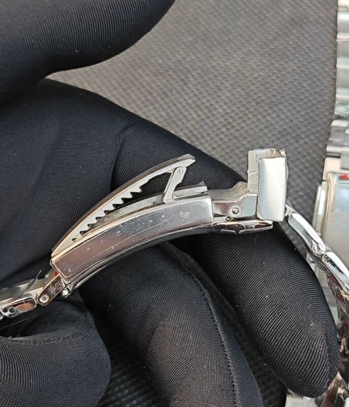 22mm GlideLock Oyster Bracelet Deployment Watch Clasp Band Strap for Rolex Big Ghost 126660 Submarine daytona Dayjust Daydate