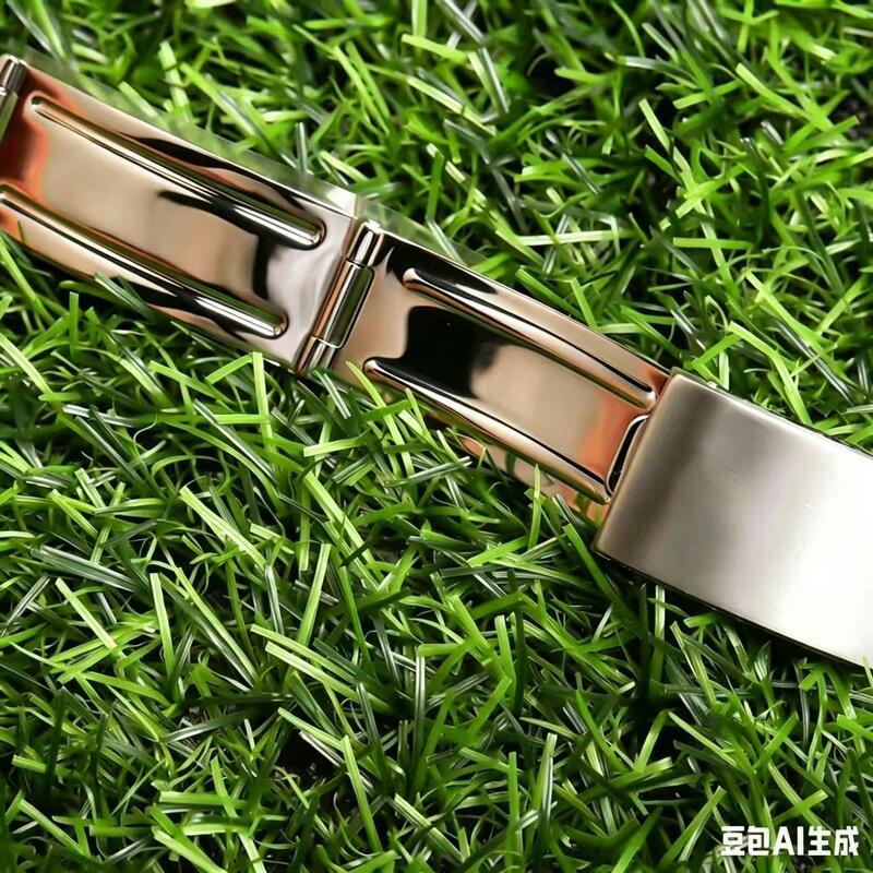 904L 18k Gold Luxury Metal Watch Band 13 20mm Curved Solid Stainless Steel Watch Bracelet for rolex 16234 16233 1601 16013 16014