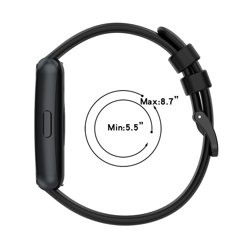 Silicone Watchband for Huawei Band 7 Smart Watch Strap Soft Wristband Sport Bracelet Replacement Strap Women Men Metal Head
