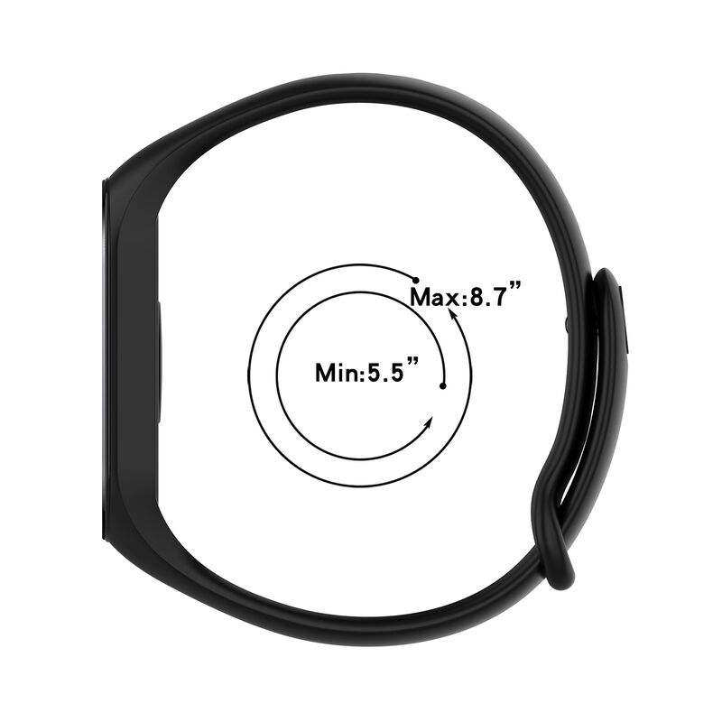 SWstrap Watch Band M1 Watch Strap TPU Silicone Adjustable for xiaomi 3/4/5/6/7Waterproof Flexible Unisex Rubber Smart Watch Band