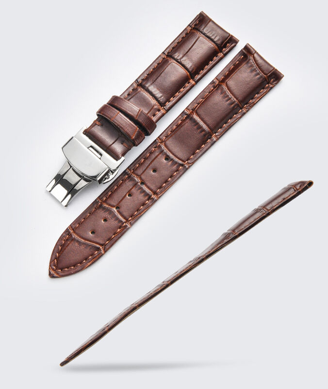 SWstrap Leather Watch Straps Genuine Leather Strap 12-24MM Vintage Watch Tool Kit Butterfly Cow Leather Watch Smart Bands